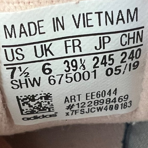 adidas SUPERCOURT Shoes in Vapour Pink  Stylish and Chick Size 7.5 - Picture 8 of 9